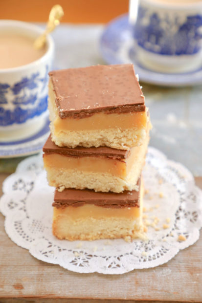 Chocolate Shortbread Squares Recipe