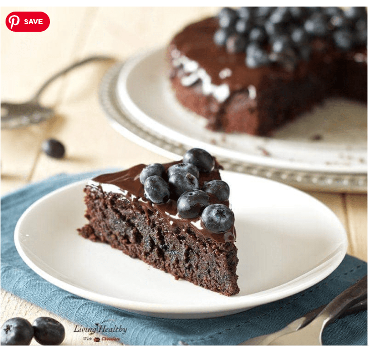 blueberry chocolate cake
