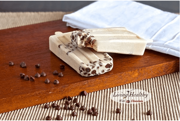 chocolate chip cookie dough popsicles