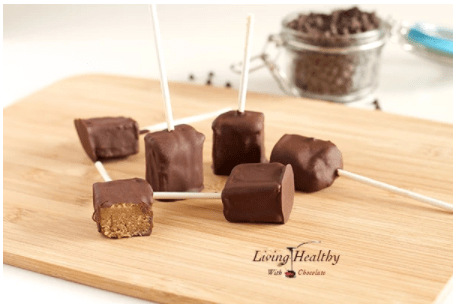 chocolate covered peanut butter pops
