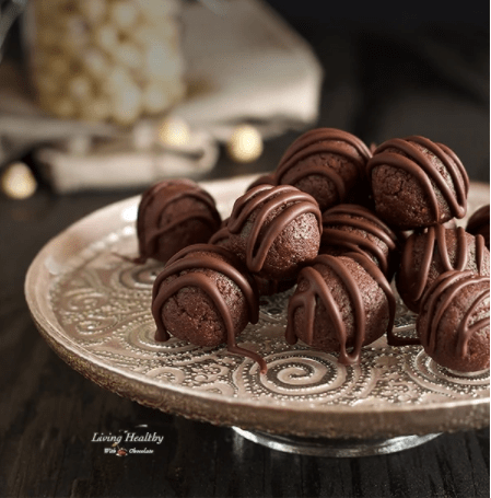 chocolate hazelnut fudge bites