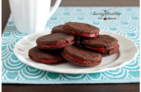 chocolate strawberry cookies