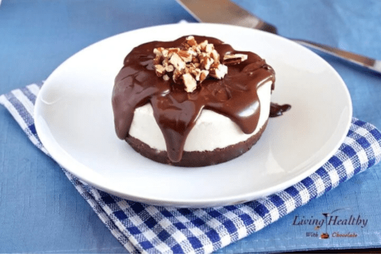 decadent brownie ice cream cake