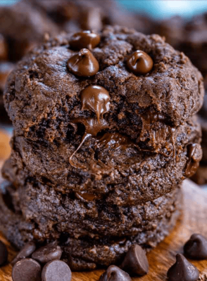 Double Chocolate Chip Cookies Recipe