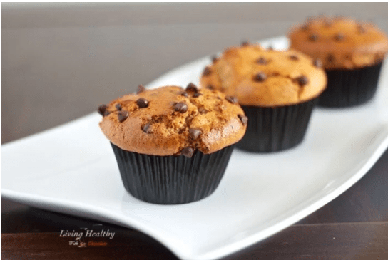 flourless chocolate chip muffins