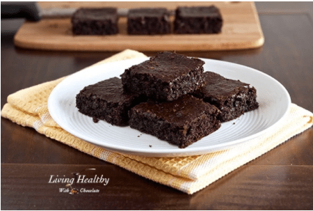 fudgy flax brownies