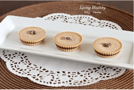 inside out almond butter cups