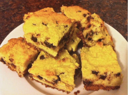 low carb coconut chocolate chip cake