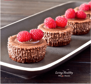 Mini Chocolate Cheesecakes