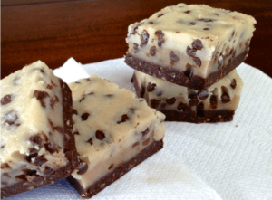 No Bake Chocolate Chip Cookie Dough Brownie Recipe