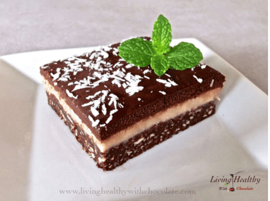 raw, no bake chocolate brownies