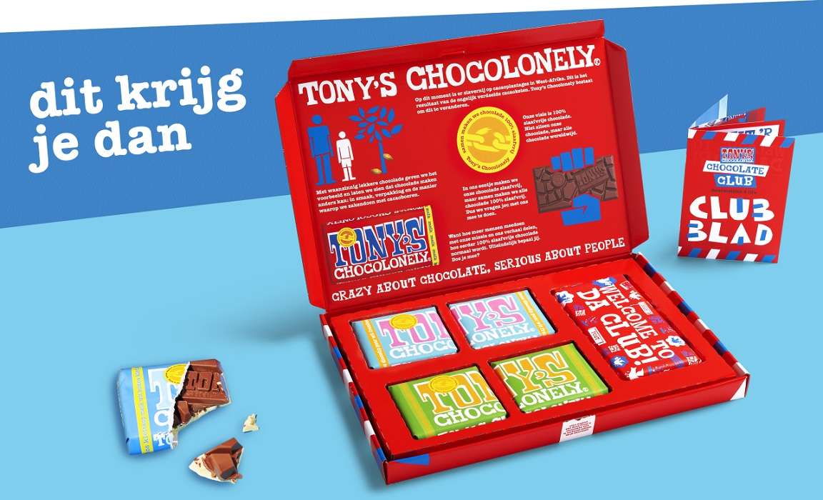 Tony’s Chocolonely starts chocolate subscription