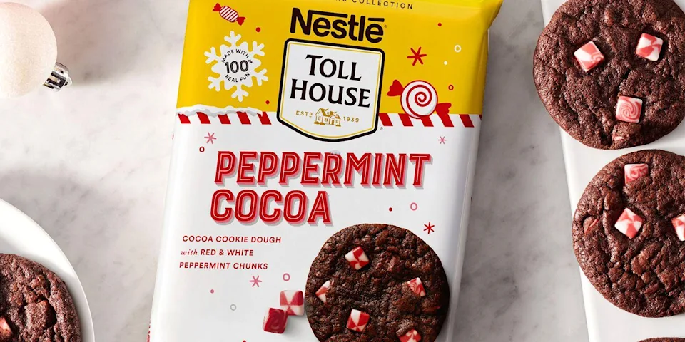Nestlé Toll House’s New Peppermint Cocoa Cookie Dough Has Holiday Baking Written All Over It