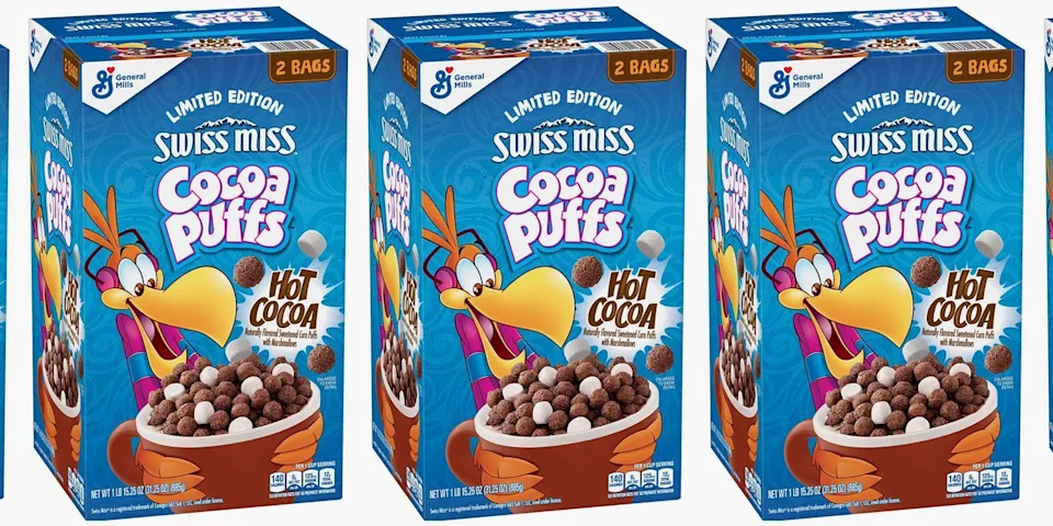 The New Swiss Miss Cocoa Puffs Cereal Gives You Hot Cocoa Flavor in Every Bite