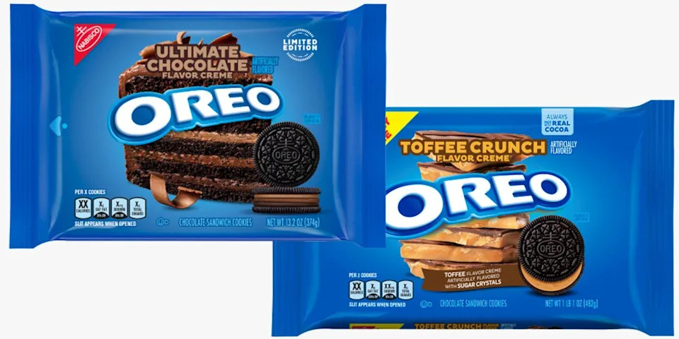 Oreo Is Releasing 2 New Flavors — Ultimate Chocolate and Toffee Crunch — To Kick Off 2022