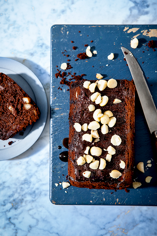 Annie Bell’s chilled chocolate macadamia cake recipe