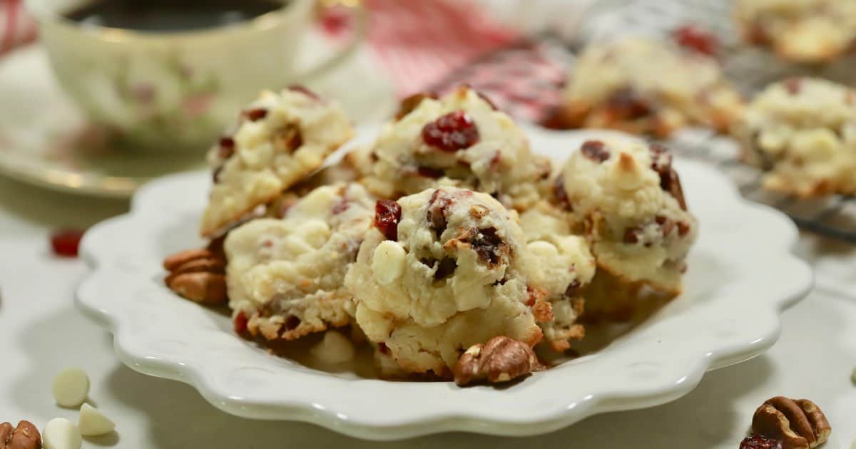 cranberry cookies social media copy