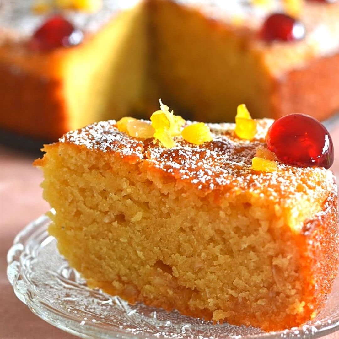 eggless rava cake featured image