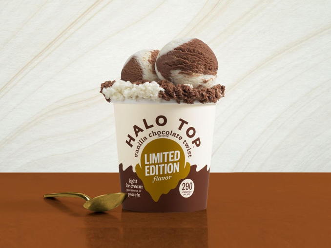 halo top introduces new vanilla chocolate twist ice cream