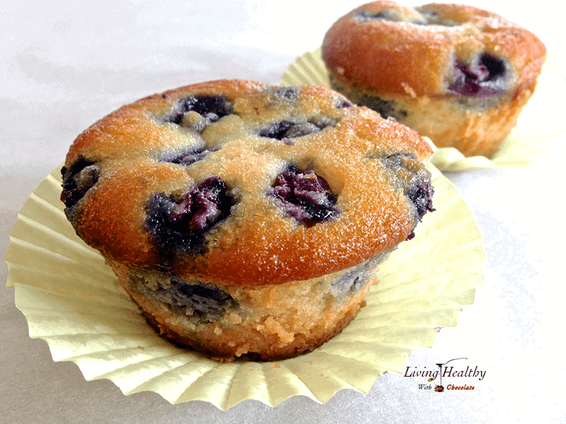 low carb paleo blueberry muffin living healthy with chocolate