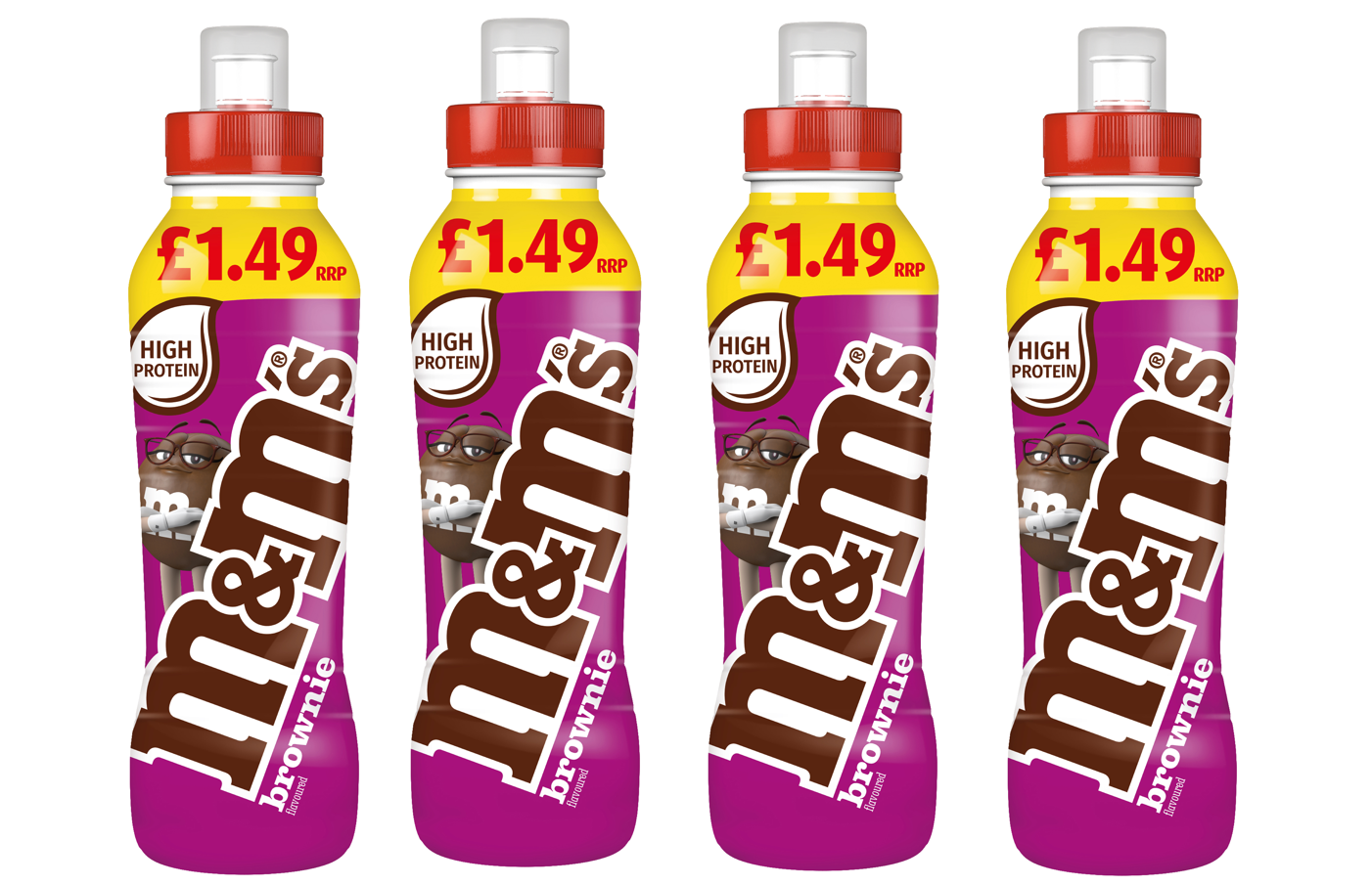 mandms brownies milk drink