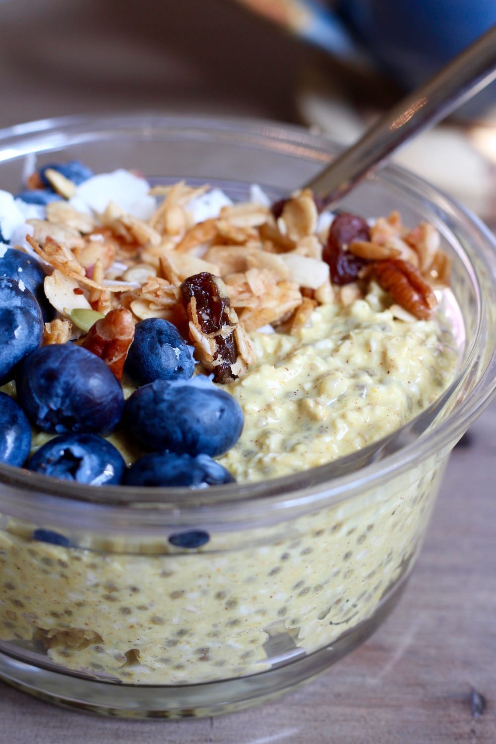 vegan golden milk overnight oats 2