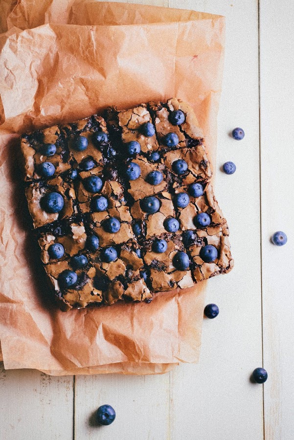 blueberry brownies