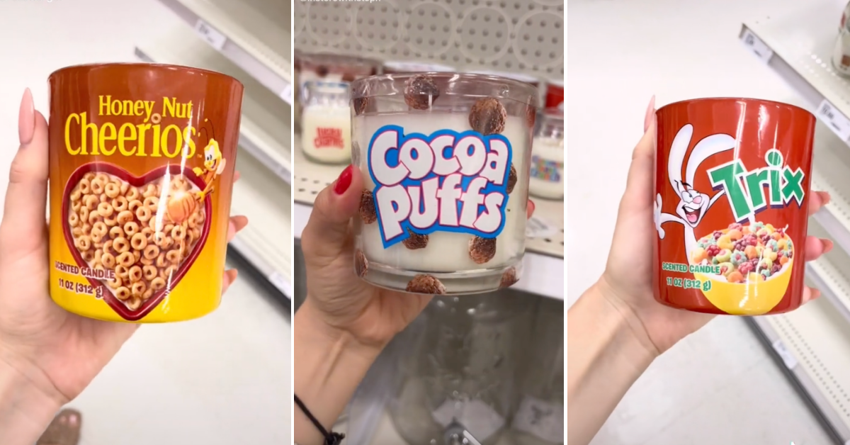 cereal scented candles