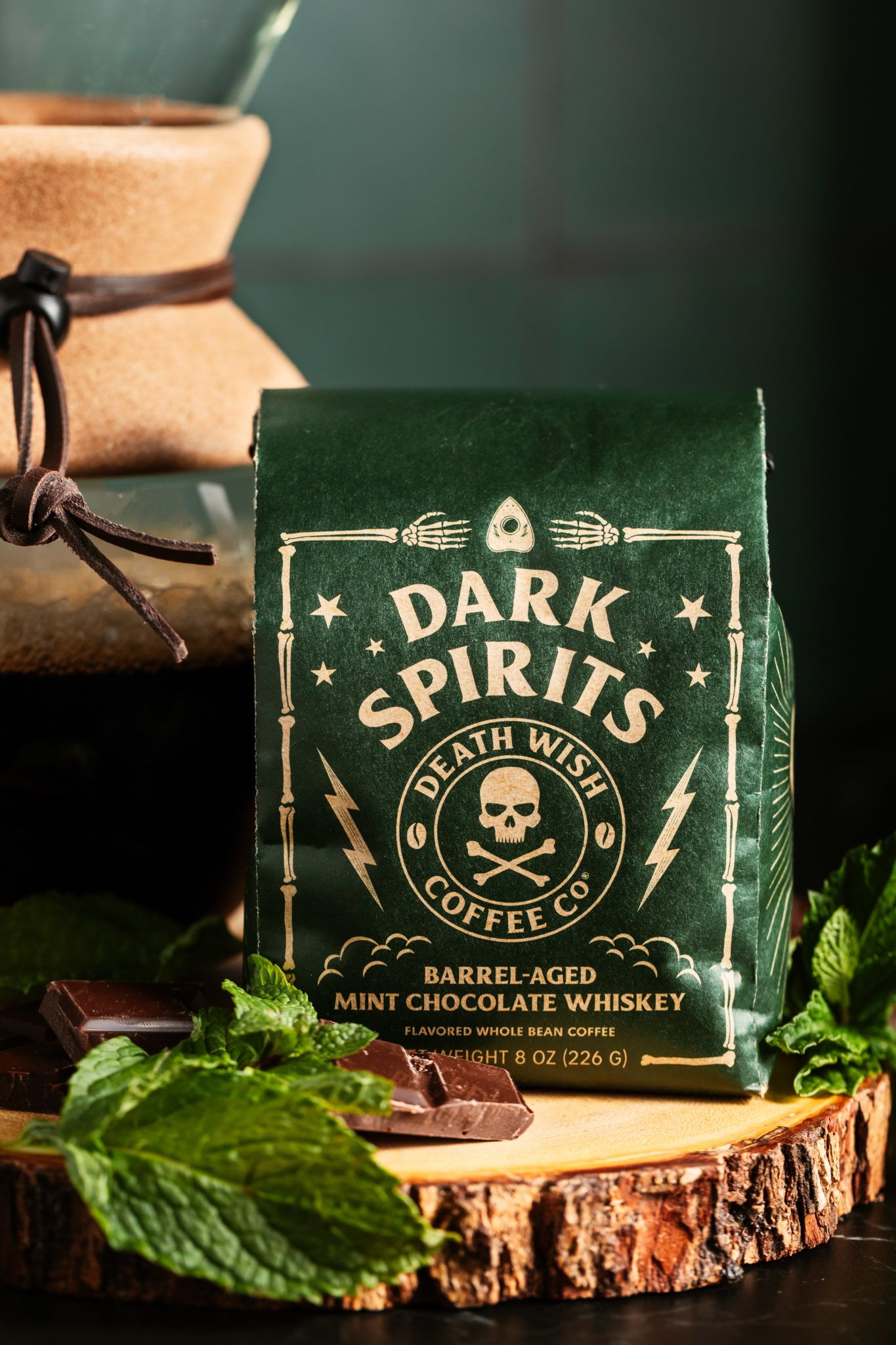 Death Wish Coffee Co. Launches Dark Spirits: Barrel-Aged Mint Chocolate Whiskey