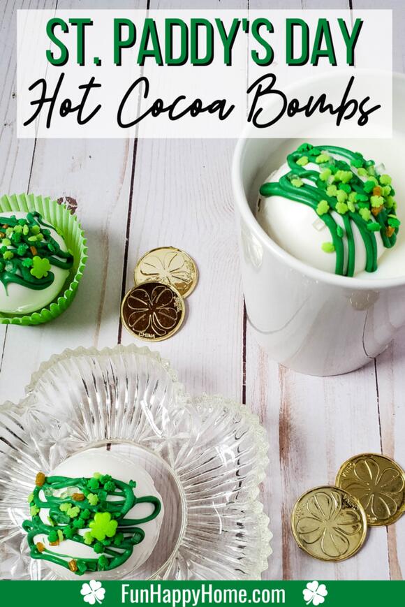 St. Patrick's Day Hot Cocoa Bombs Recipe