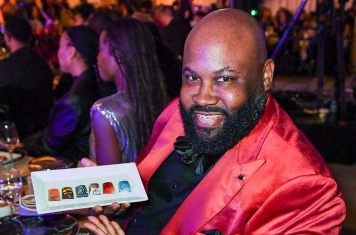 Phillip Ashley Rix crafted a luxurious chocolate collection exclusively for Cadillac CELESTIQ; debuted during ABFF Honors
